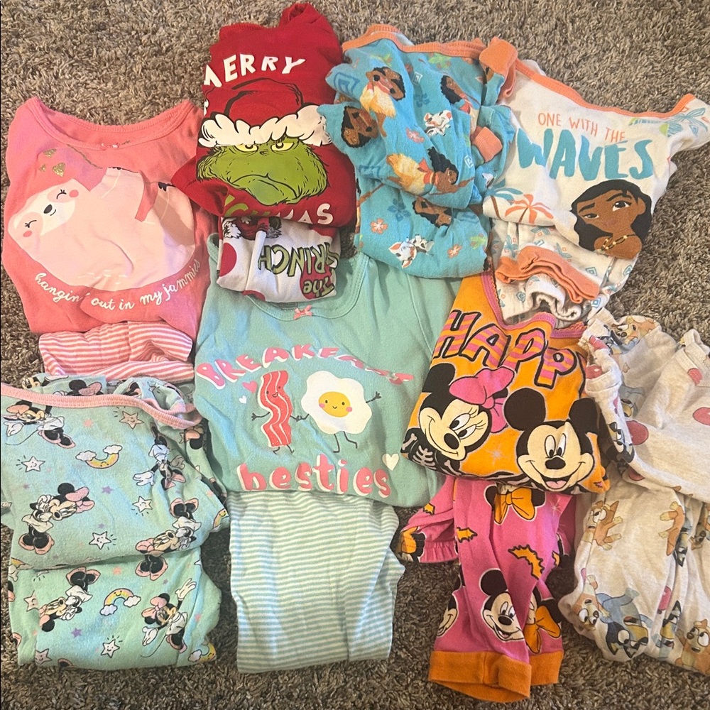 Colorful Kids' Character Pajama Set